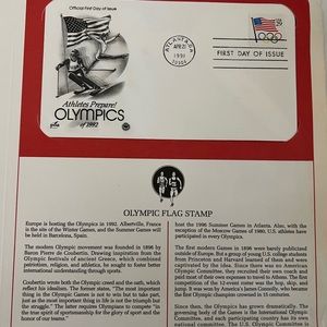 First day of issue 1991 olympics stamp